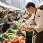 Restaurant Using Locally Sourced and Sustainable Ingredients in Asian City