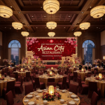 Asian City Restaurant offering elegant event hosting with fine dining and stylish ambiance