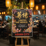 Limited-time seasonal menu highlights at Asian City restaurant