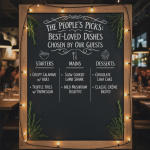 Discover the best-loved dishes chosen by our guests! From comforting classics to signature specials, see which menu favorites earned the most votes and hearts