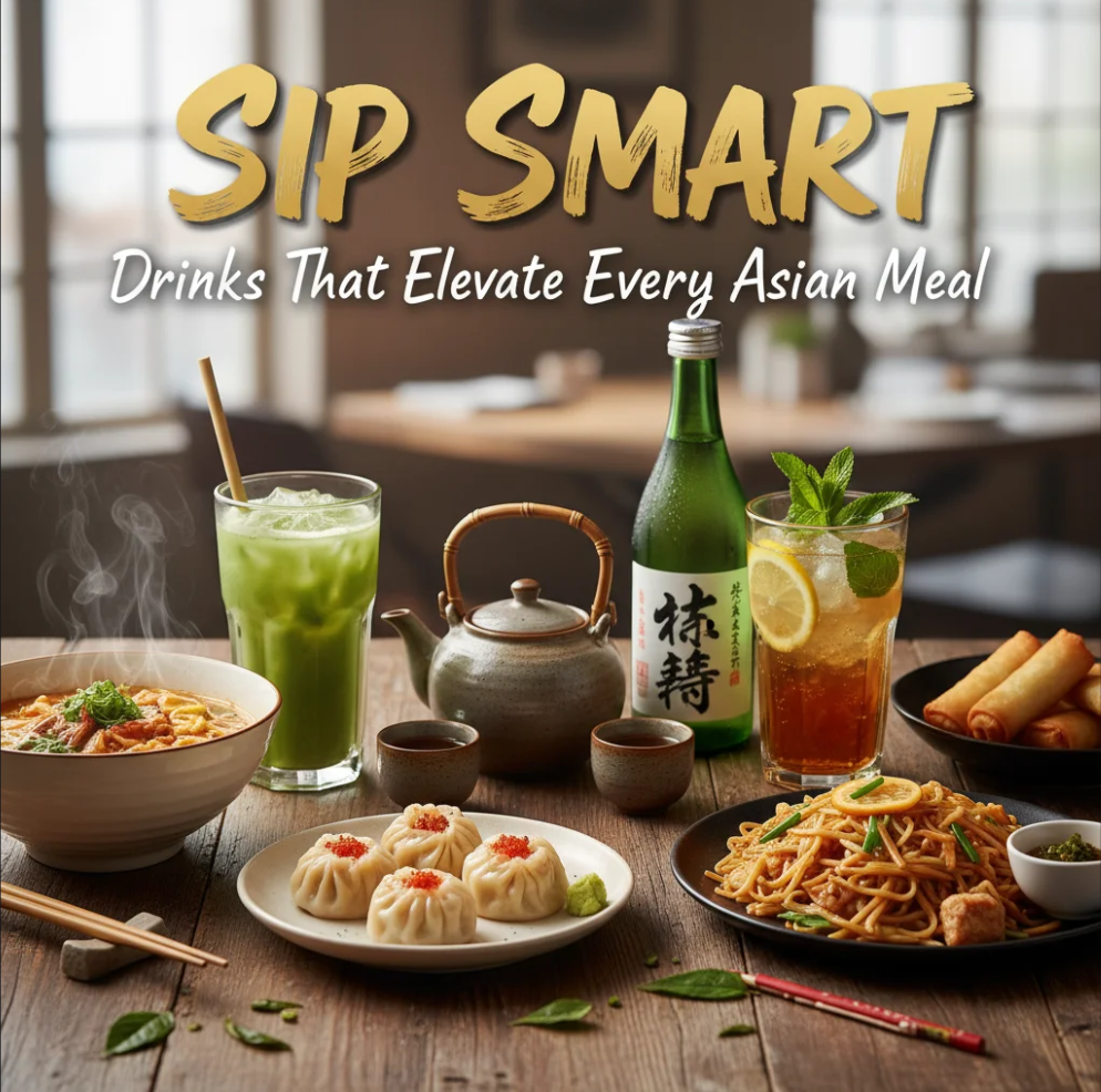 Refreshing Asian Drinks Pairing with Authentic Dishes
