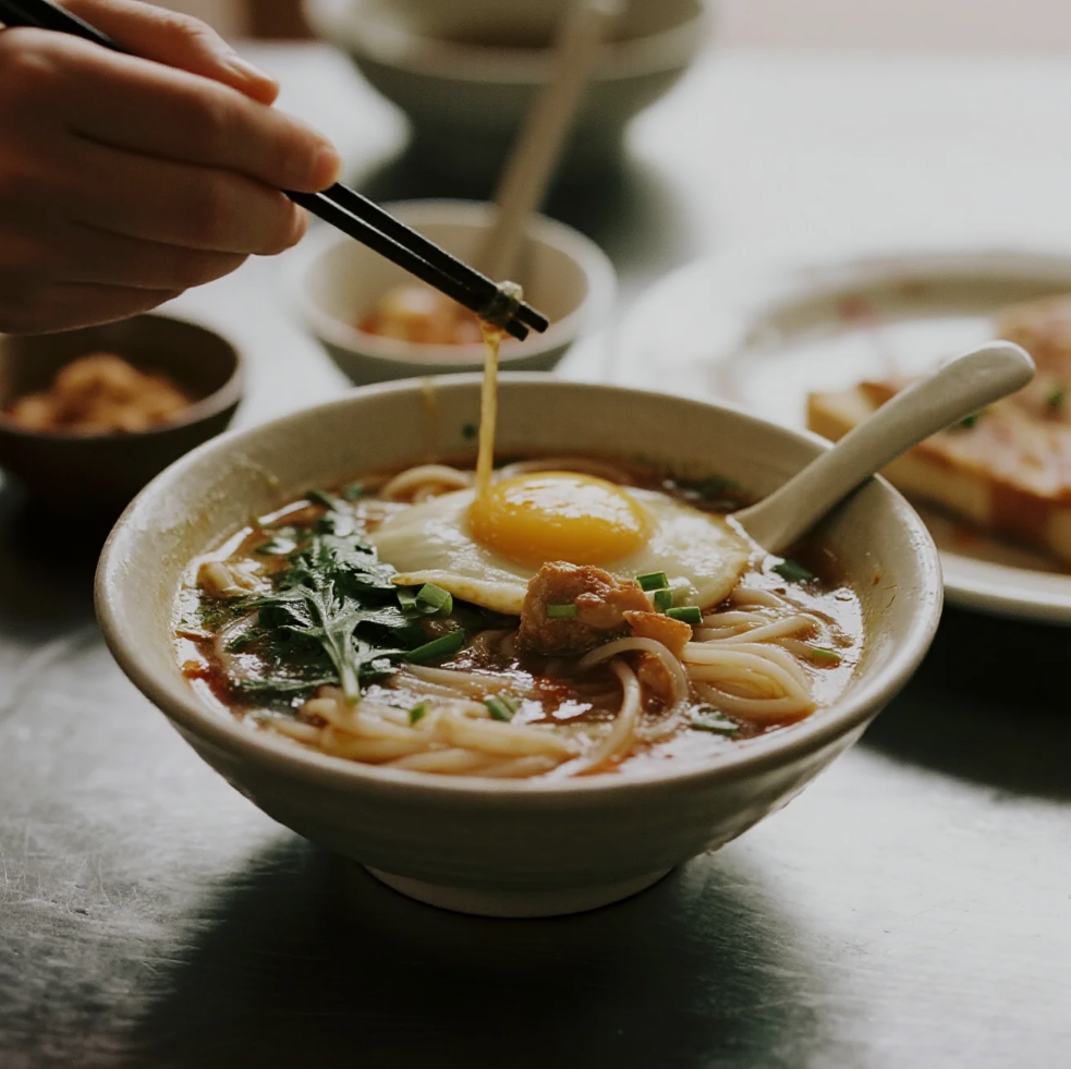Plate of assorted Asian dishes featuring lesser-known traditional recipes
