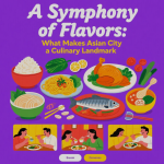 Beautifully presented Asian dishes served at Asian City restaurant