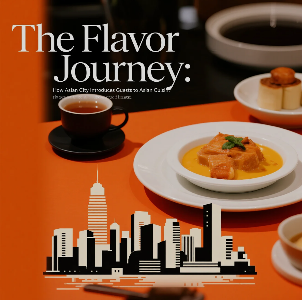 guests enjoying authentic Asian dishes at Asian City restaurant