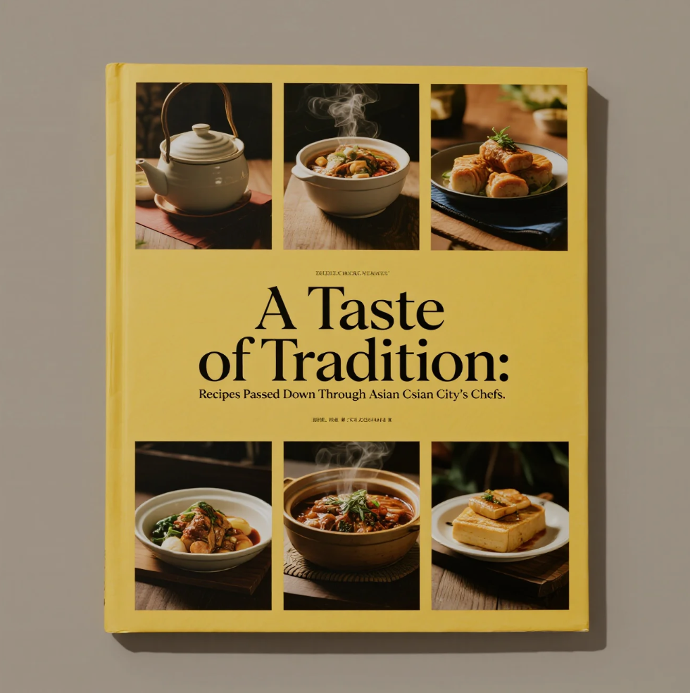 A traditional Asian dish prepared by a chef, showcasing heritage recipes and cultural flavors