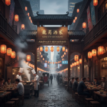 Table filled with colorful Asian dishes at Asian City Restaurant showcasing Japanese, Thai, and Chinese cuisine