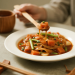 Asian dishes showcasing balance of flavors, colors, and textures in traditional cuisine